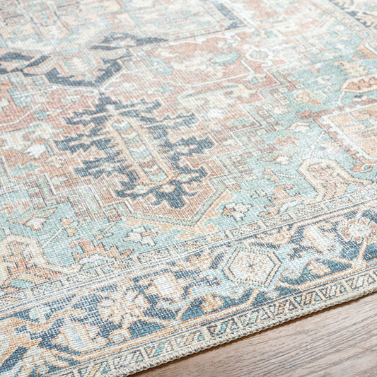 Kemer Machine Washable Vintage KMR2307 Runner Rug - Love-Rugs alternate image