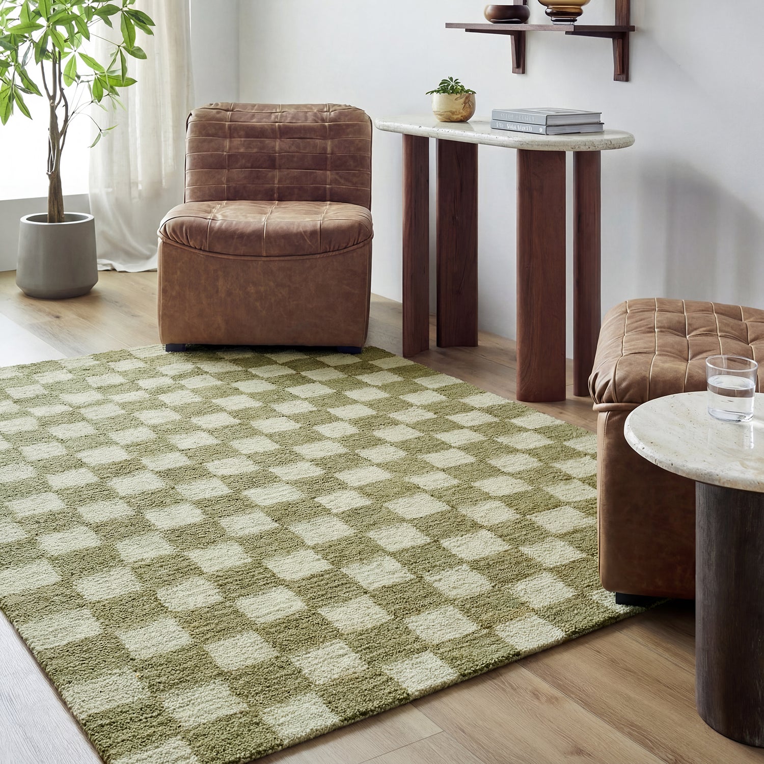 Klopp Checkboard KPP2301 Rug - Love-Rugs