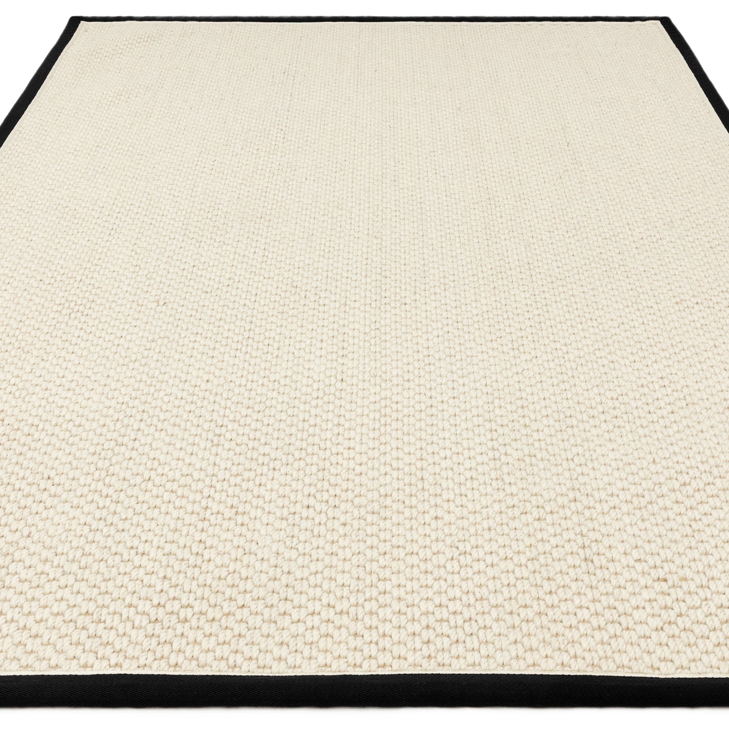 Korra Double Loop Charcoal Cream Rug - Love-Rugs