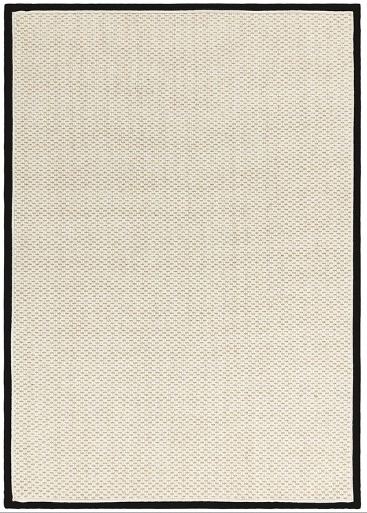 Korra Double Loop Charcoal Cream Rug - Love-Rugs