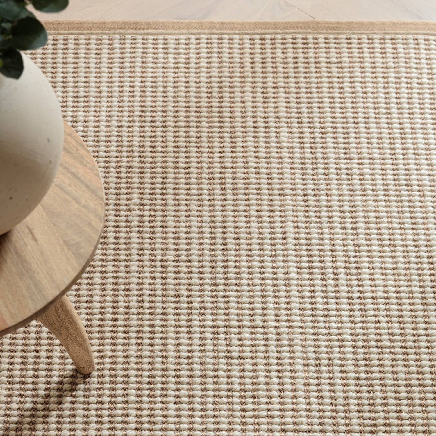 Linen Rug Rug Korra Loop Linen Cream Rug – Love-Rugs