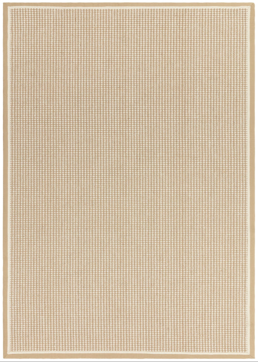 Korra Loop Linen Cream Rug - Love-Rugs