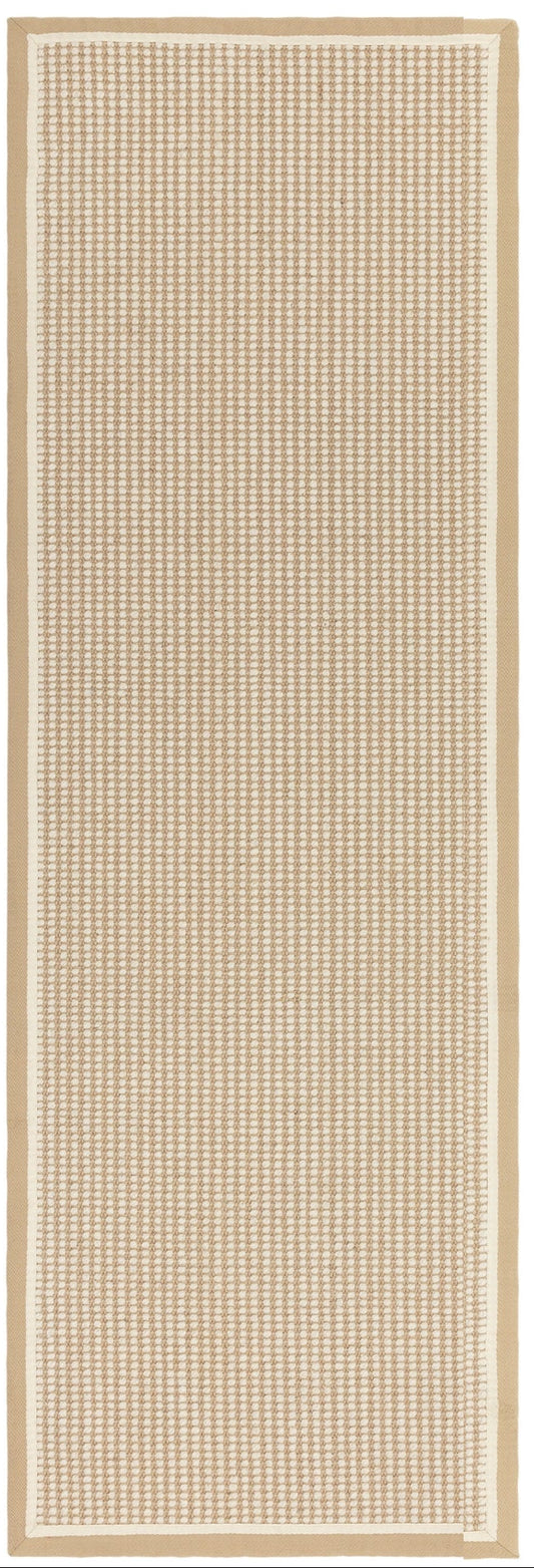 Korra Loop Linen Cream Runner Rug - Love-Rugs