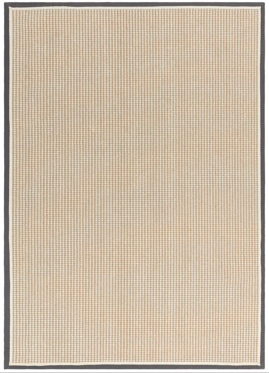Korra Loop Slate Cream Rug - Love-Rugs