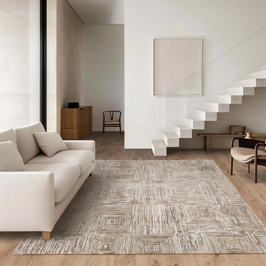 Kuza Portrait Beige Rug - Love-Rugs alternate image