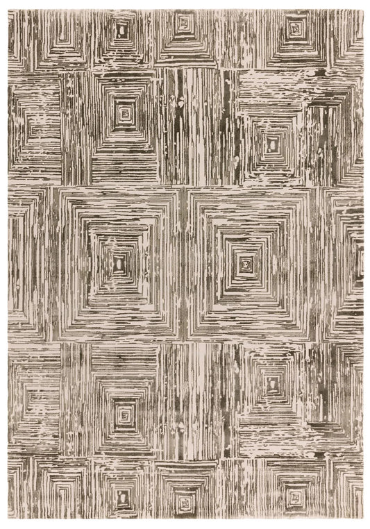 Kuza Portrait Khaki Rug - Love-Rugs