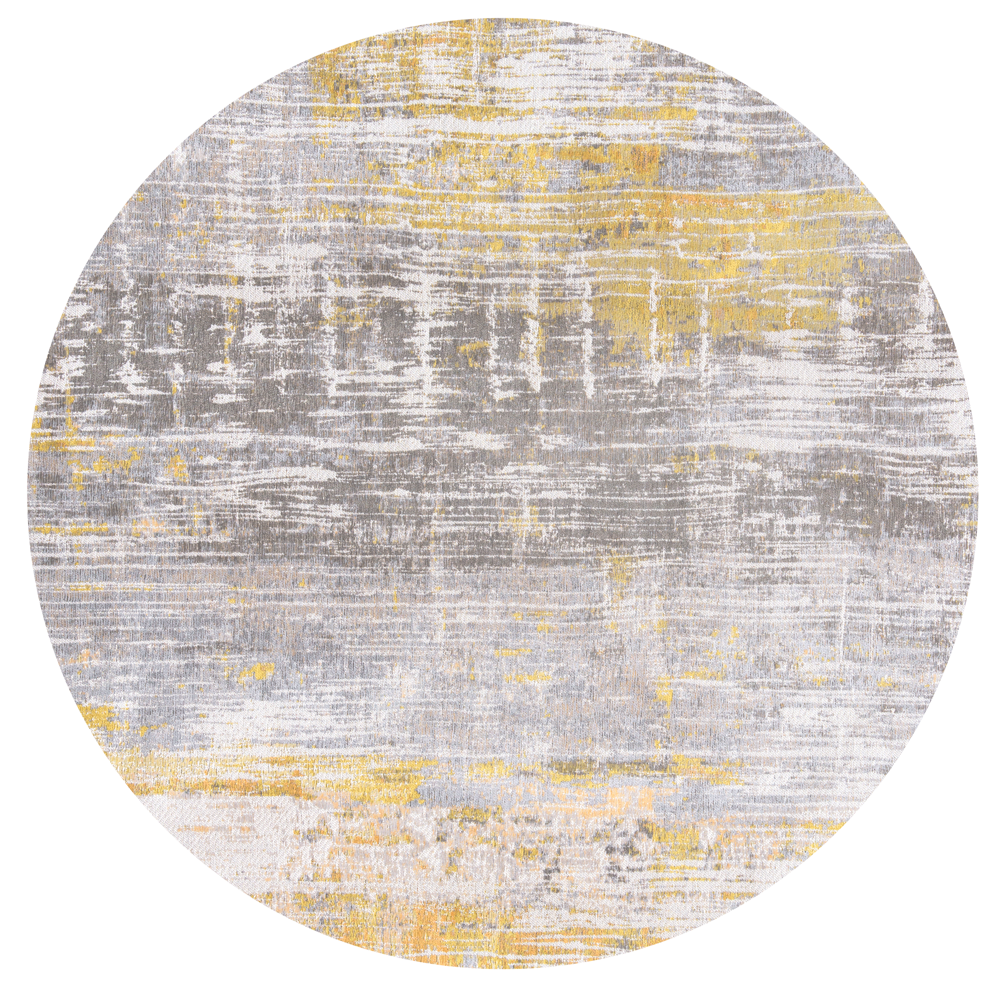 Louis De Poortere Atlantic Streaks 8715 Sea Bright Sunny Round Rug ...