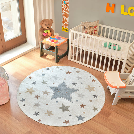 Lillian Machine Washable LLL2343 Round Rug alternate image