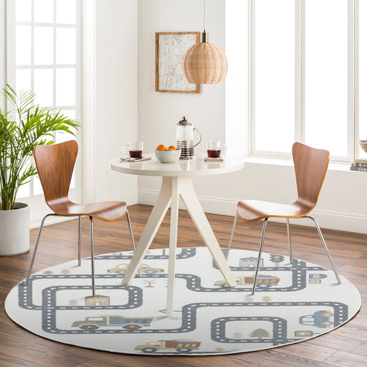 Lillian Machine Washable LLL2347 Round Rug alternate image