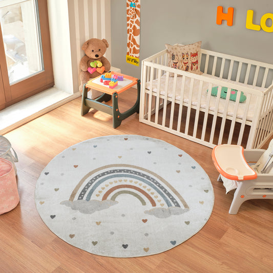 Lillian Machine Washable LLL2348 Round Rug alternate image
