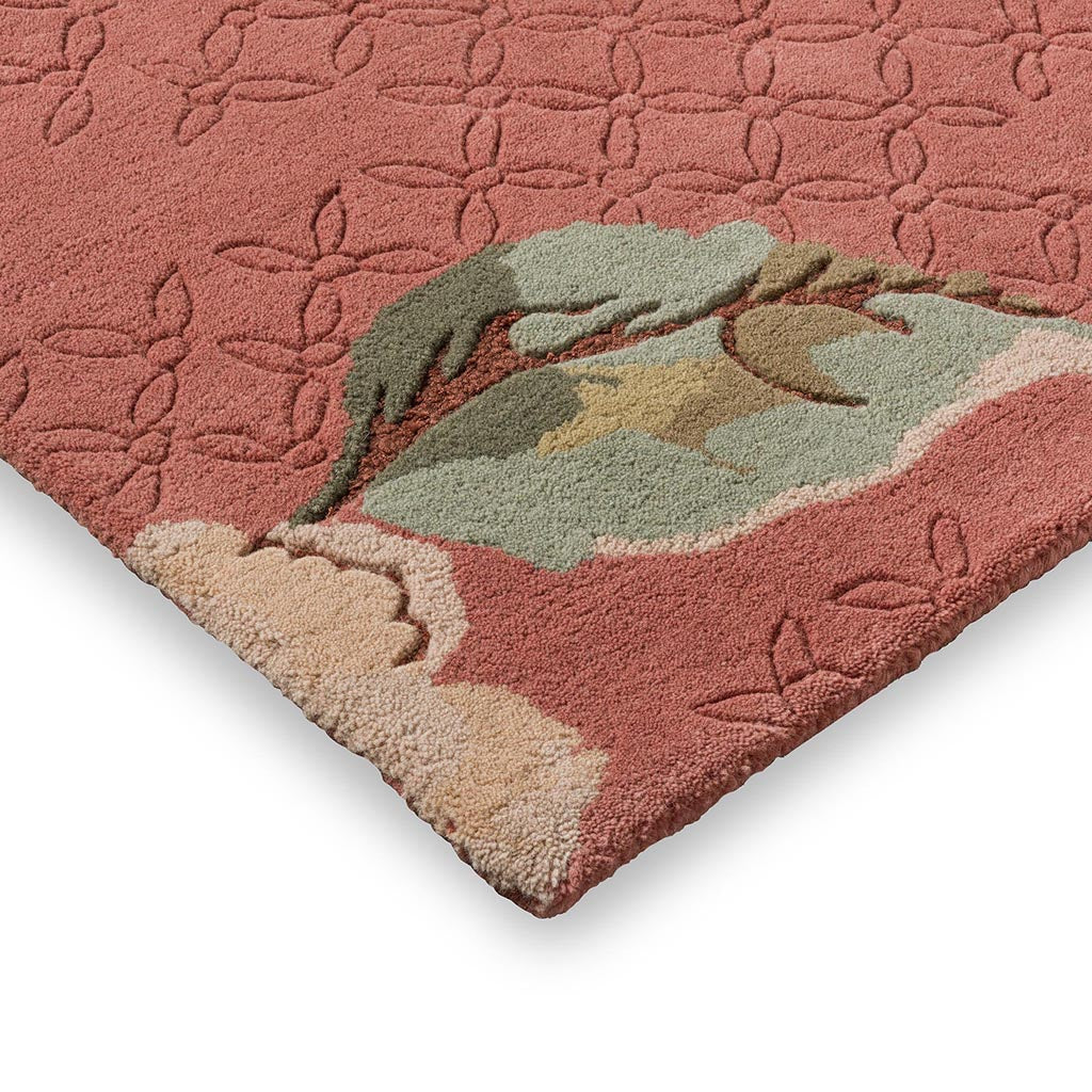 Laura Ashley Aylworth Trail Terracotta Orange 078603 Rug - Love-Rugs