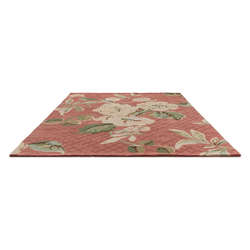 Laura Ashley Aylworth Trail Terracotta Orange 078603 Rug - Love-Rugs