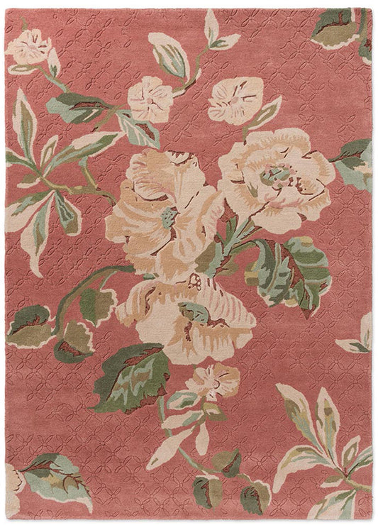 Laura Ashley Aylworth Trail Terracotta Orange 078603 Rug - Love-Rugs