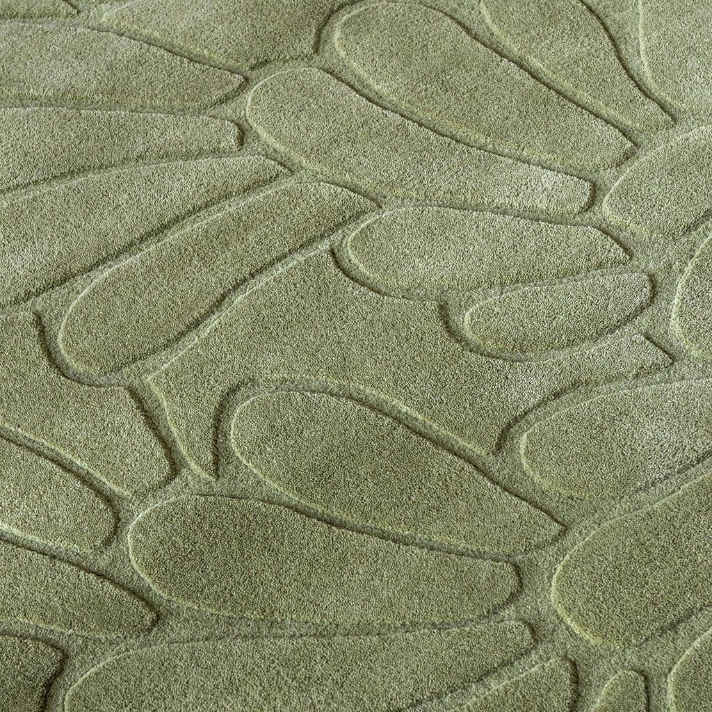 Laura Ashley Coleby Petals Hedgerow Green 078807 Rug - Love-Rugs