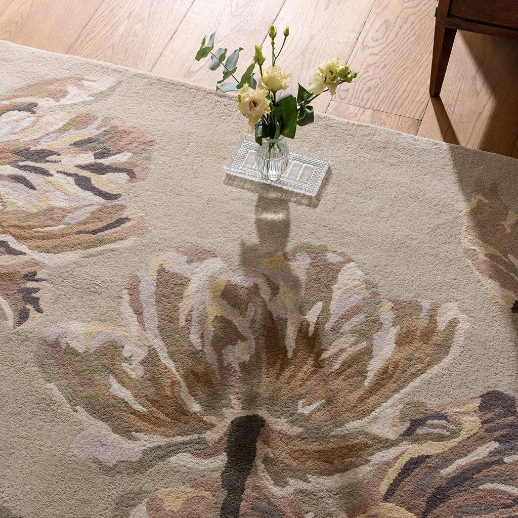 Laura Ashley Gosford Natural/Sage Green 081307 Rug - Love-Rugs