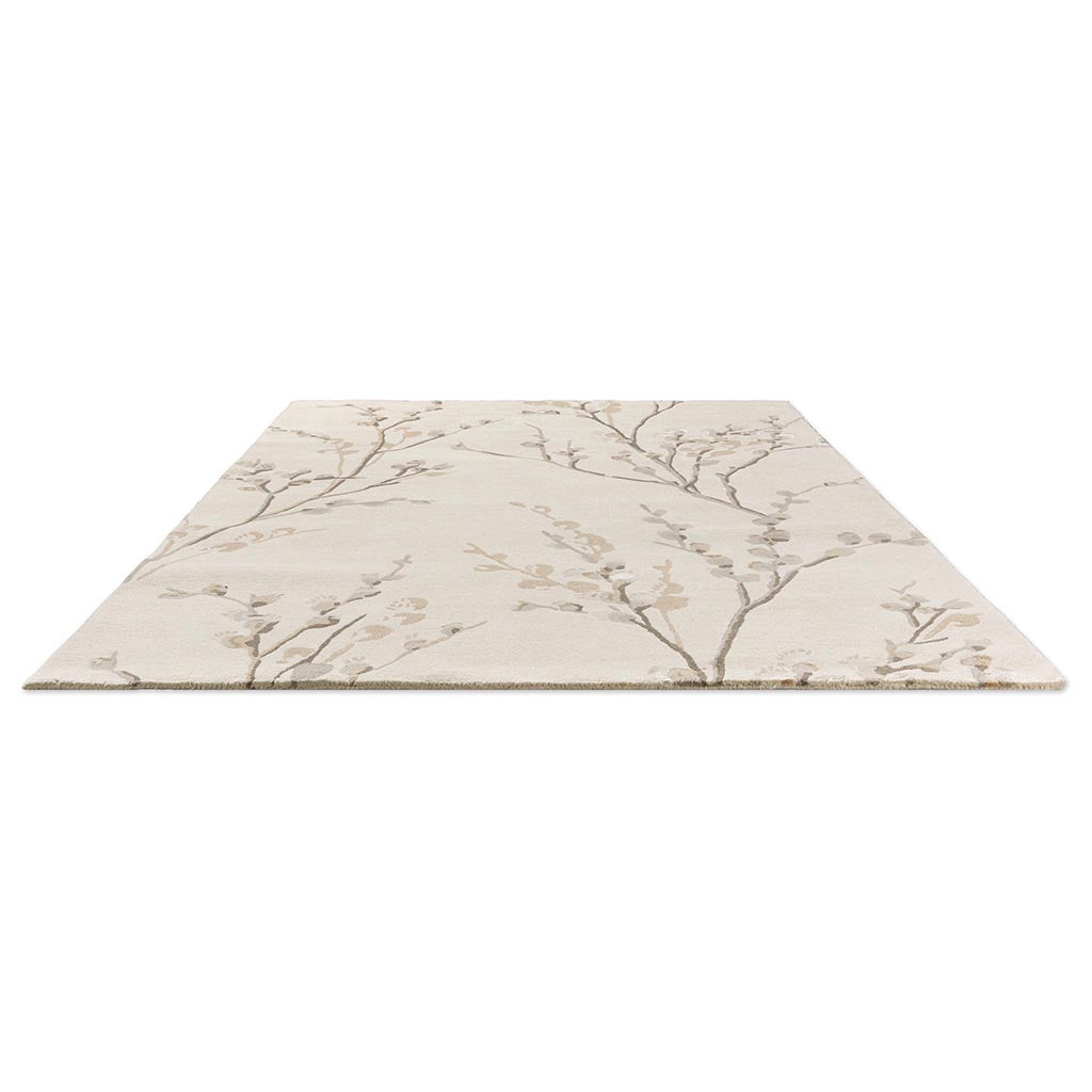 Laura Ashley Pussy Willow Dove Grey 079804 Rug - Love-Rugs