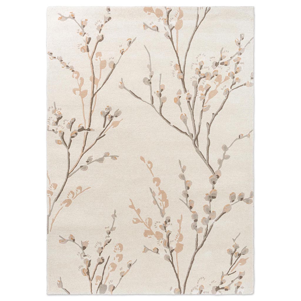 Laura Ashley Pussy Willow Dove Grey 079804 Rug - Love-Rugs
