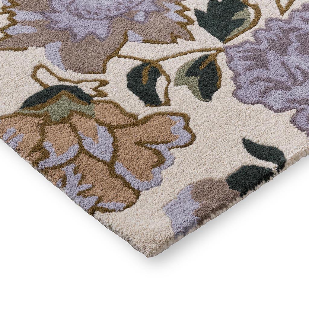 Laura Ashley Wendling Floral Heather Purple 083104 Rug - Love-Rugs