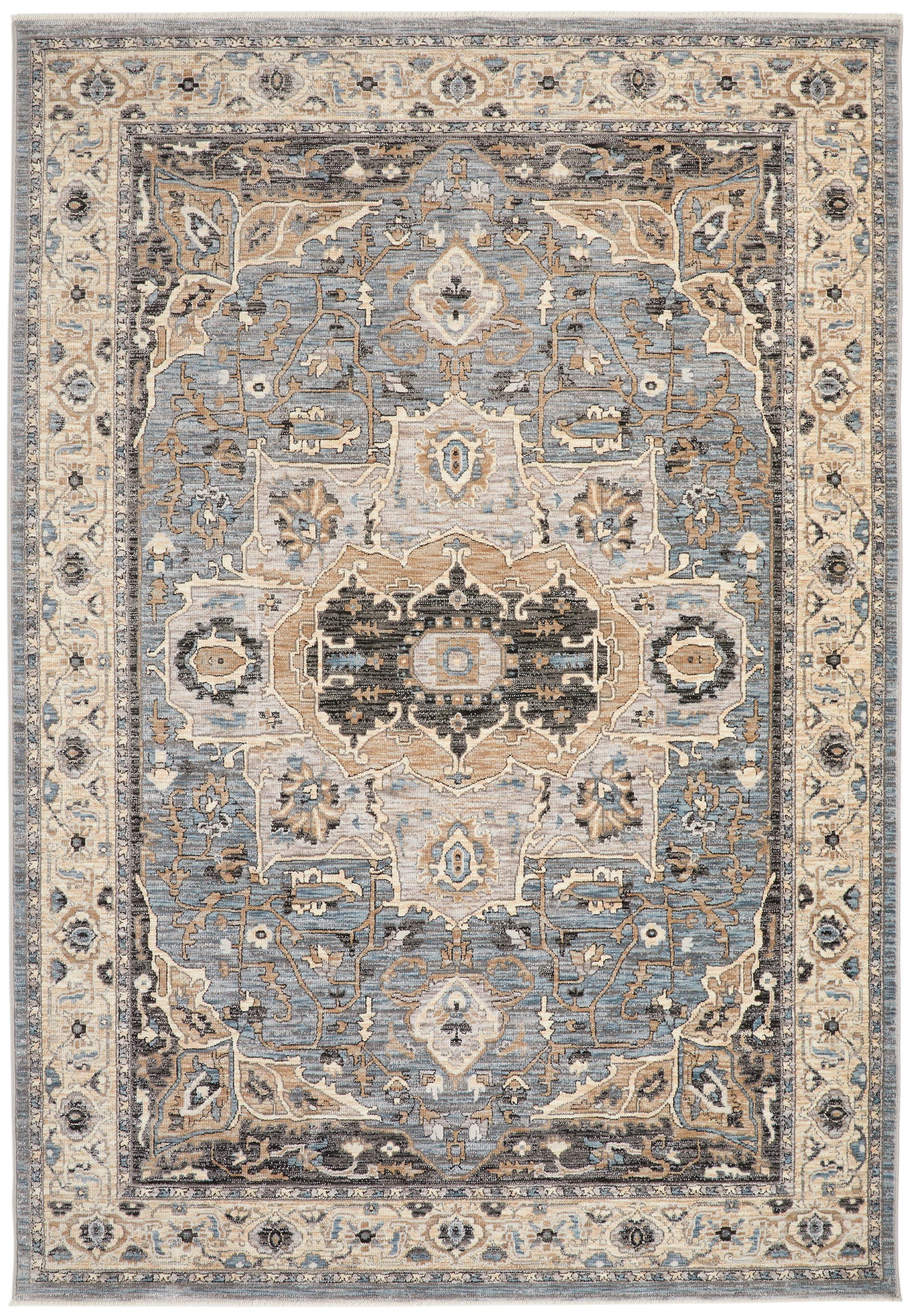 Legacy LEG04 Blue Beige Rug - Love-Rugs