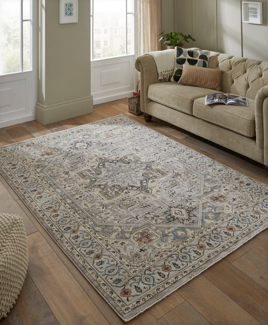 Legacy LEG05 Grey Slate Rug - Love-Rugs alternate image
