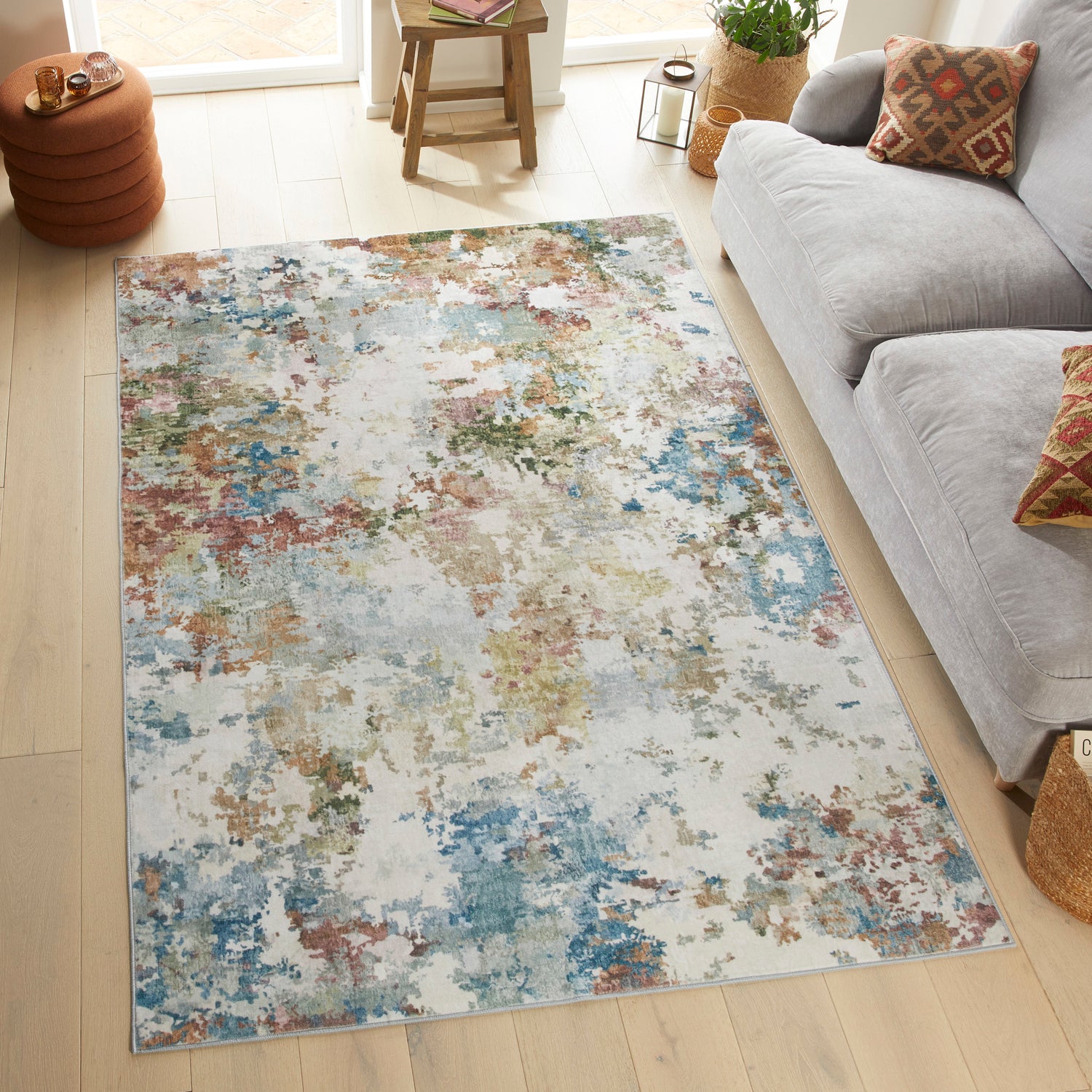 Liberty Washable LIB103 Palette Rug - Love-Rugs
