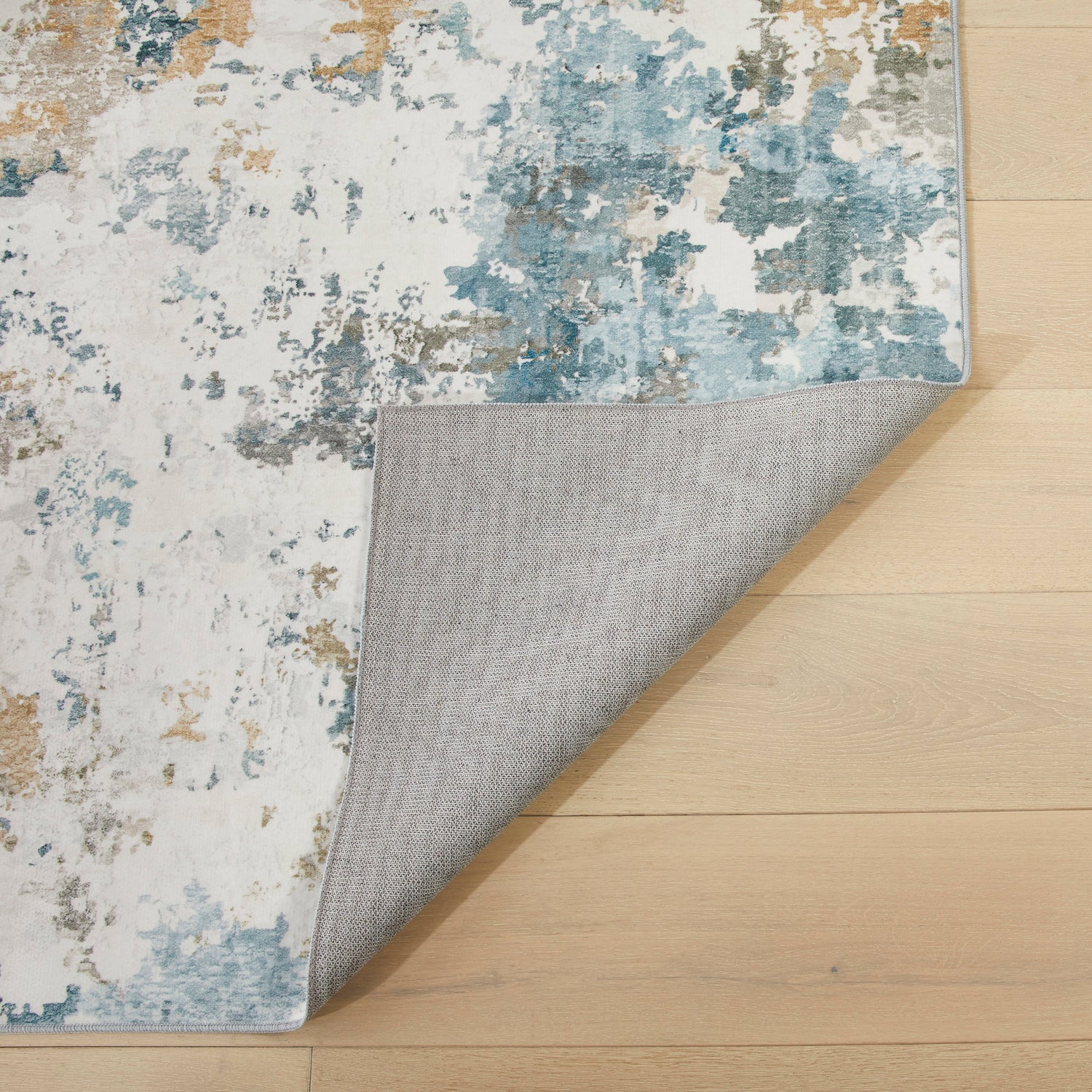Liberty Washable LIB104 Aqua Rug - Love-Rugs