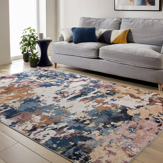 Liberty Washable LIB110 Cobalt Rug - Love-Rugs alternate image