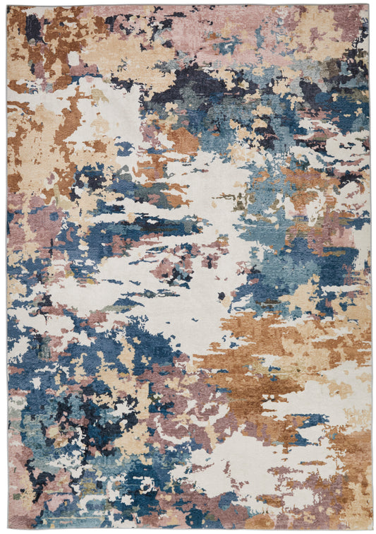 Liberty Washable LIB110 Cobalt Rug - Love-Rugs