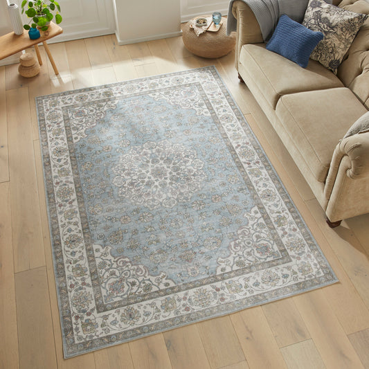 Liberty Washable LIB206 LTBLU Rug - Love-Rugs alternate image