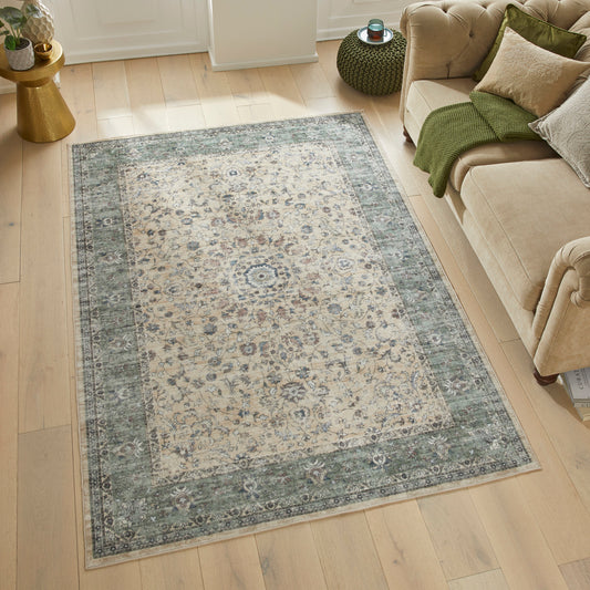 Liberty Washable LIB208 CRMGN Rug - Love-Rugs alternate image
