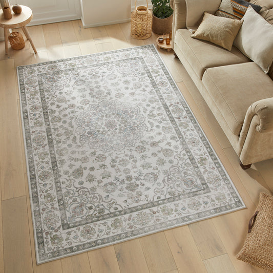 Liberty Washable LIB209 Ivory Rug - Love-Rugs alternate image