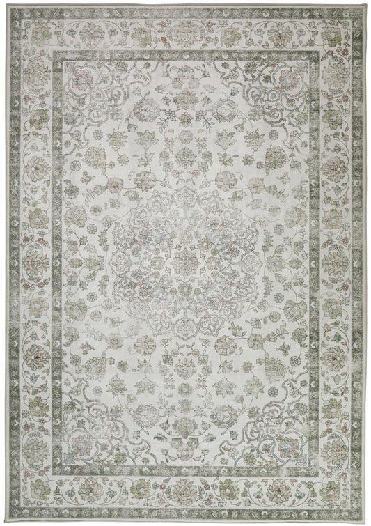 Liberty Washable LIB209 Ivory Rug - Love-Rugs