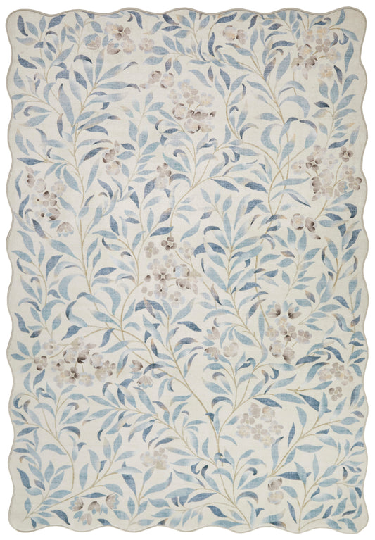 Liberty Washable LIB301 IVBLU Rug - Love-Rugs