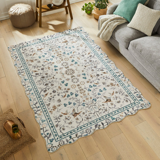 Liberty Washable LIB308 Ivory Rug - Love-Rugs alternate image