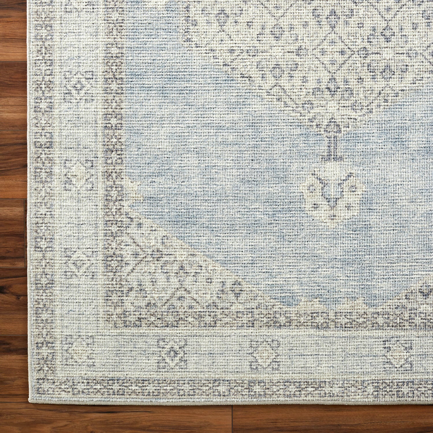 Lila Becki Owens x Livabliss Vintage Oriental Boho Denim/Ivory BOLC2303 Rug - Love-Rugs