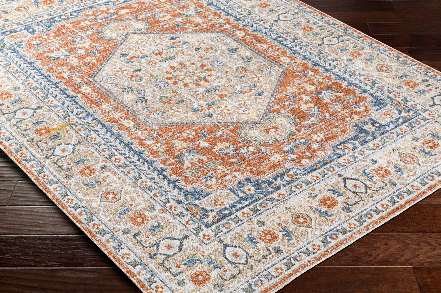 Lillian Machine Washable Vintage LLL2306 Rug - Love-Rugs