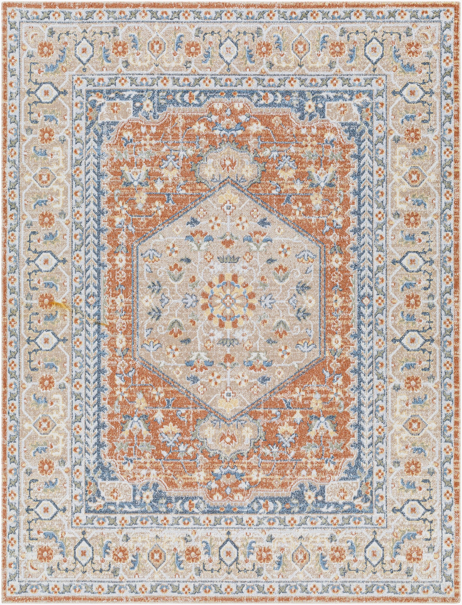 Lillian Machine Washable Vintage LLL2306 Rug - Love-Rugs