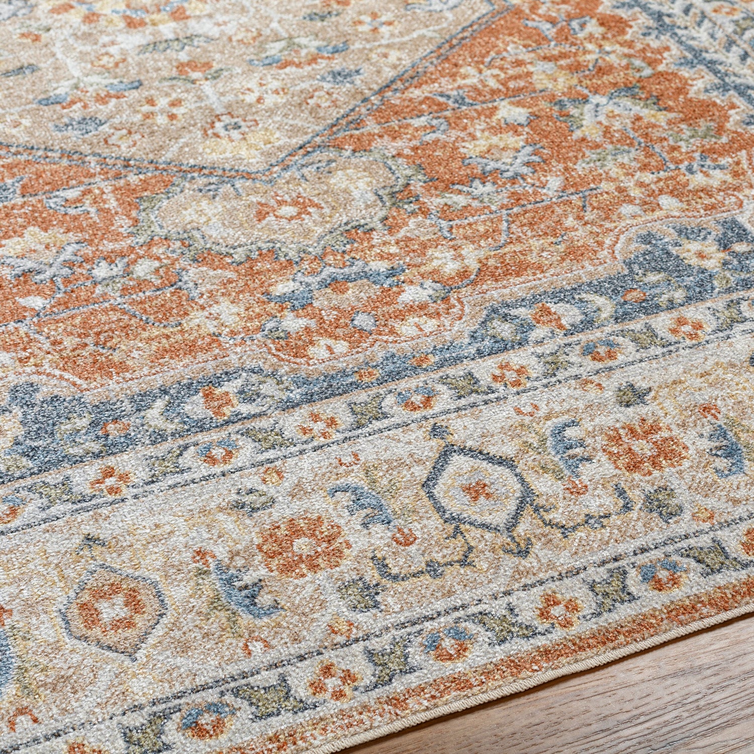 Lillian Machine Washable Vintage LLL2306 Runner Rug - Love-Rugs