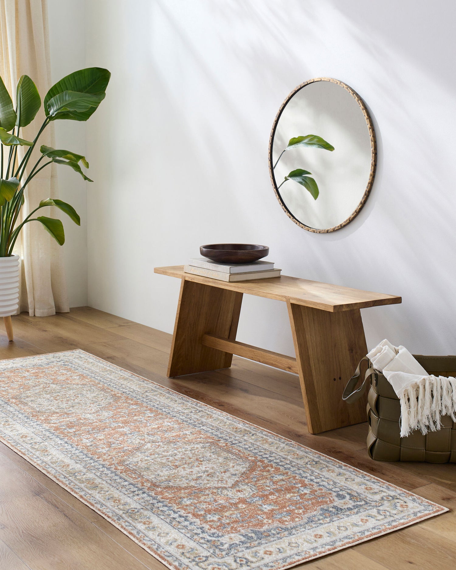 Lillian Machine Washable Vintage LLL2306 Runner Rug - Love-Rugs