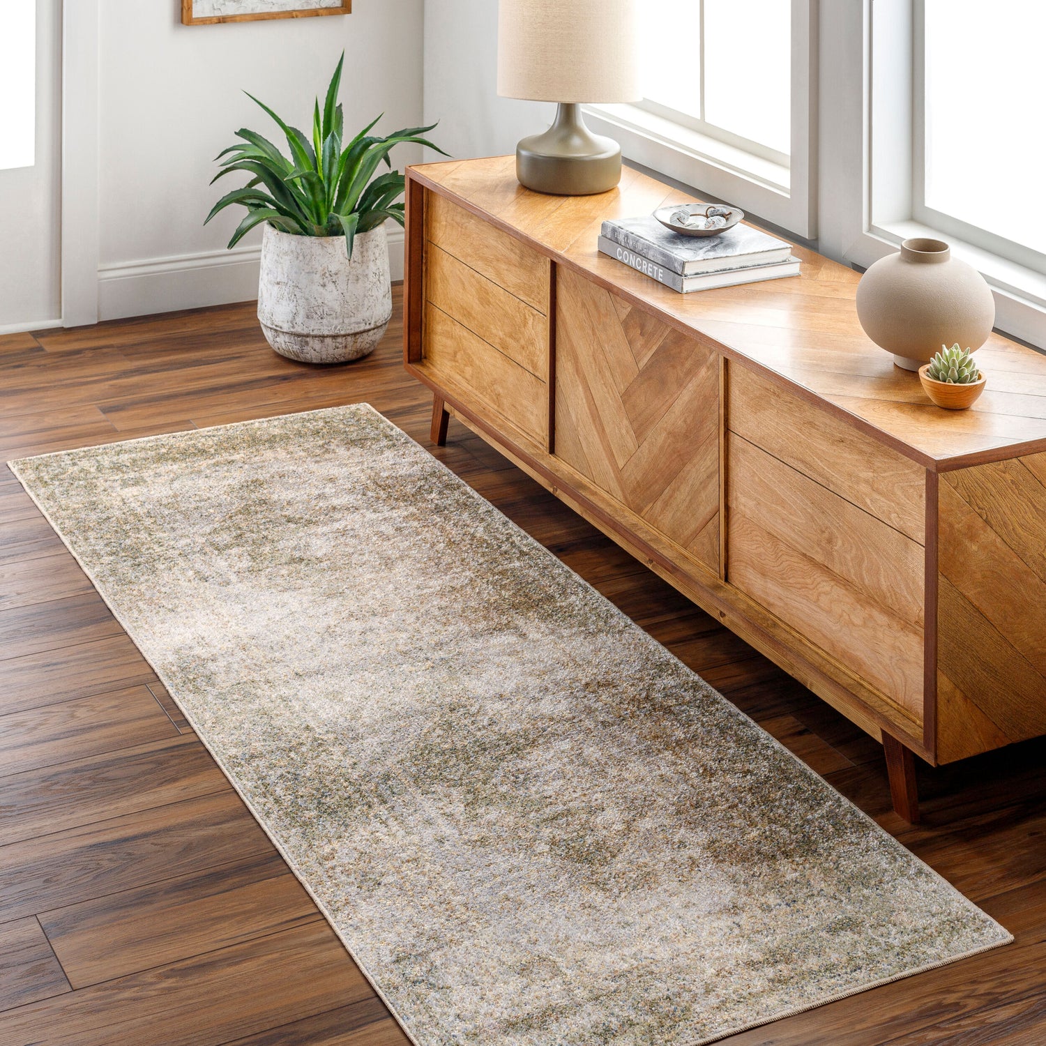 Lillian Machine Washable Vintage LLL2308 Runner Rug - Love-Rugs