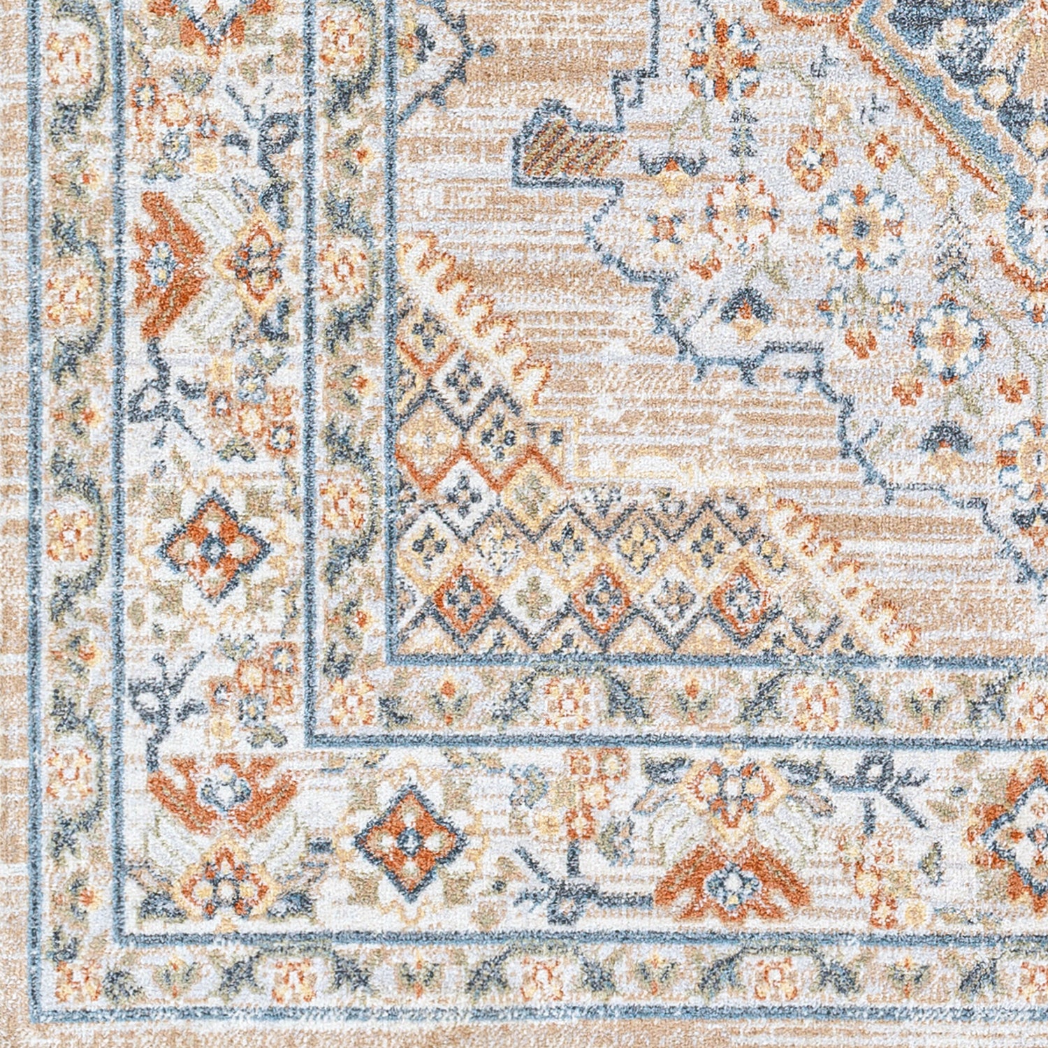 Lillian Machine Washable Vintage LLL2318 Runner Rug - Love-Rugs