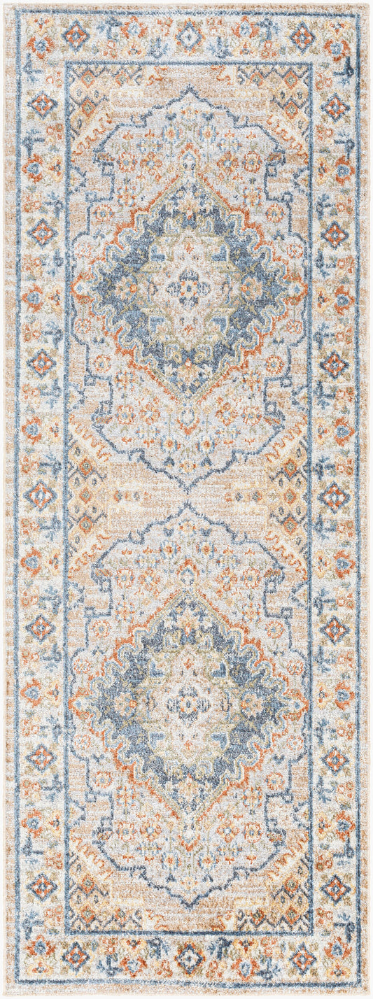 Lillian Machine Washable Vintage LLL2318 Runner Rug - Love-Rugs
