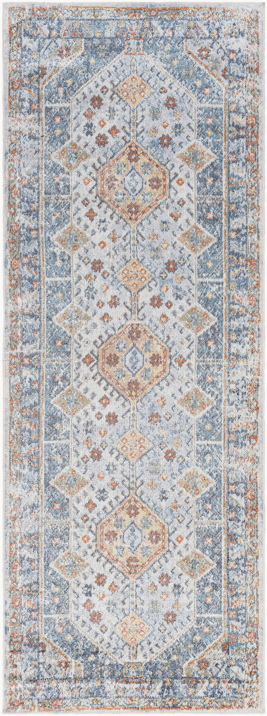 Lillian Machine Washable Vintage LLL2319 Runner Rug - Love-Rugs