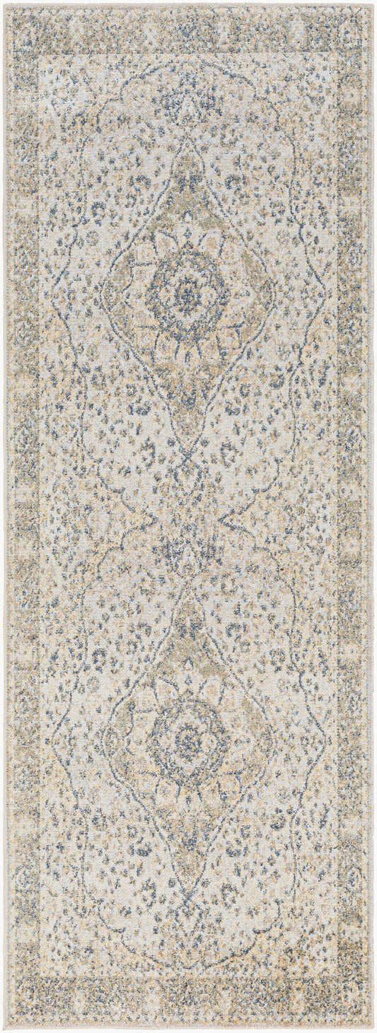 Lillian Machine Washable Vintage LLL2322 Runner Rug - Love-Rugs
