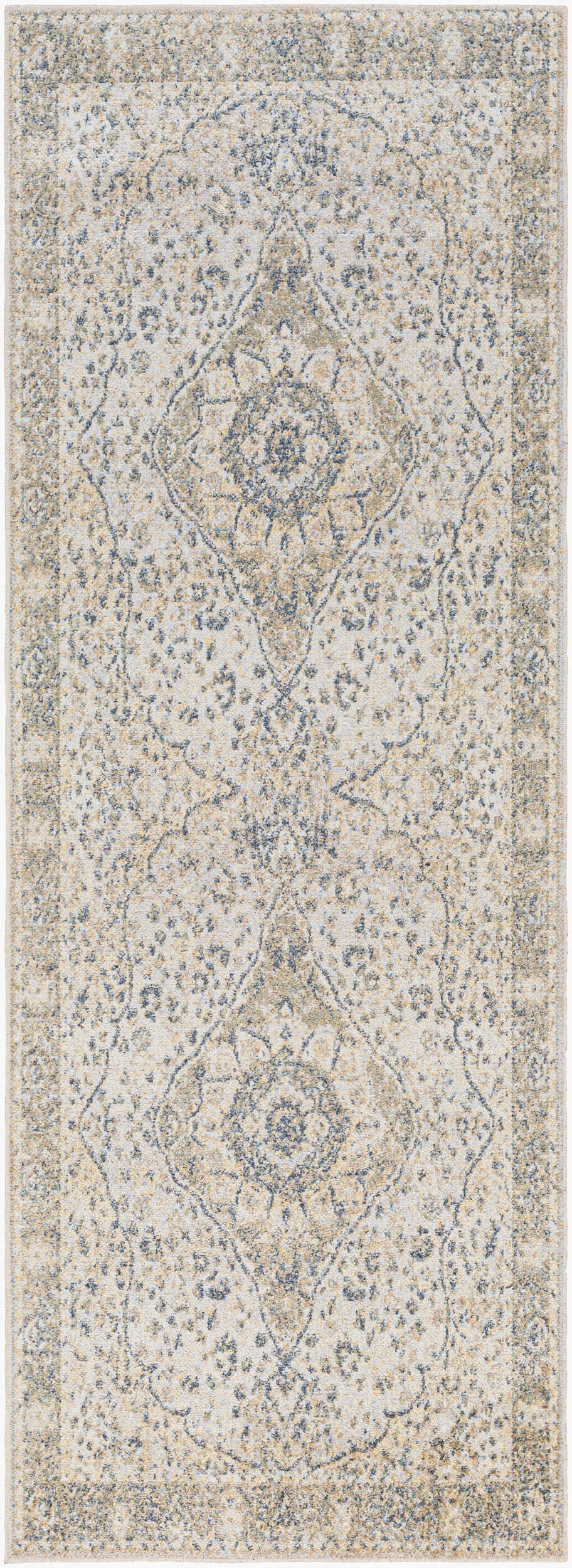 Lillian Machine Washable Vintage LLL2322 Runner Rug - Love-Rugs