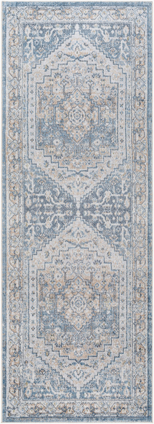 Lillian Machine Washable Vintage LLL2323 Runner Rug - Love-Rugs