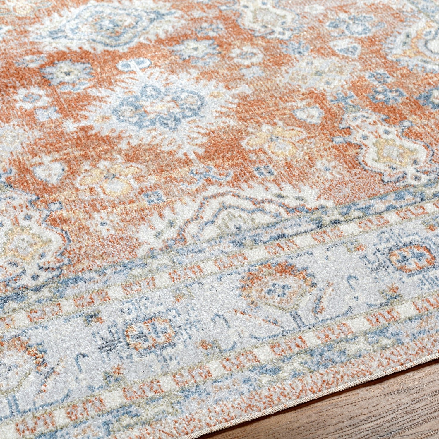 Lillian Machine Washable Vintage LLL2324 Runner Rug - Love-Rugs