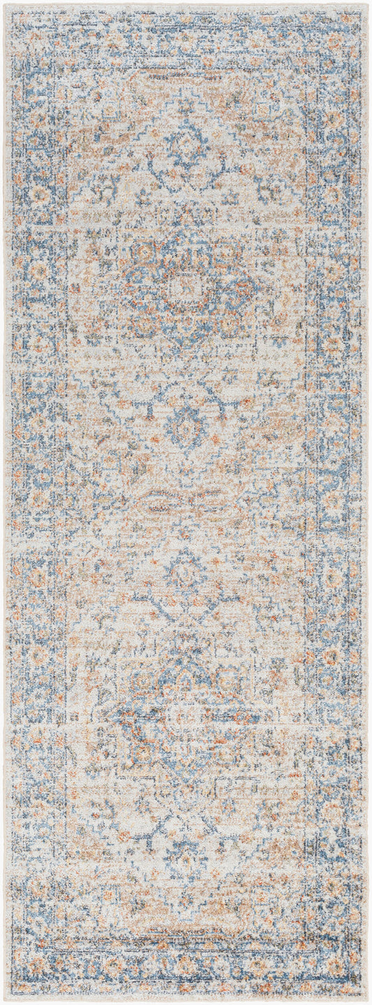 Lillian Machine Washable Vintage LLL2328 Runner Rug - Love-Rugs