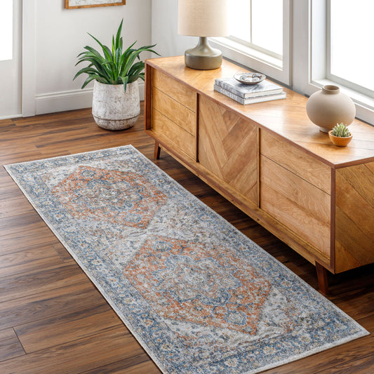 Lillian Machine Washable Vintage LLL2329 Runner Rug - Love-Rugs alternate image