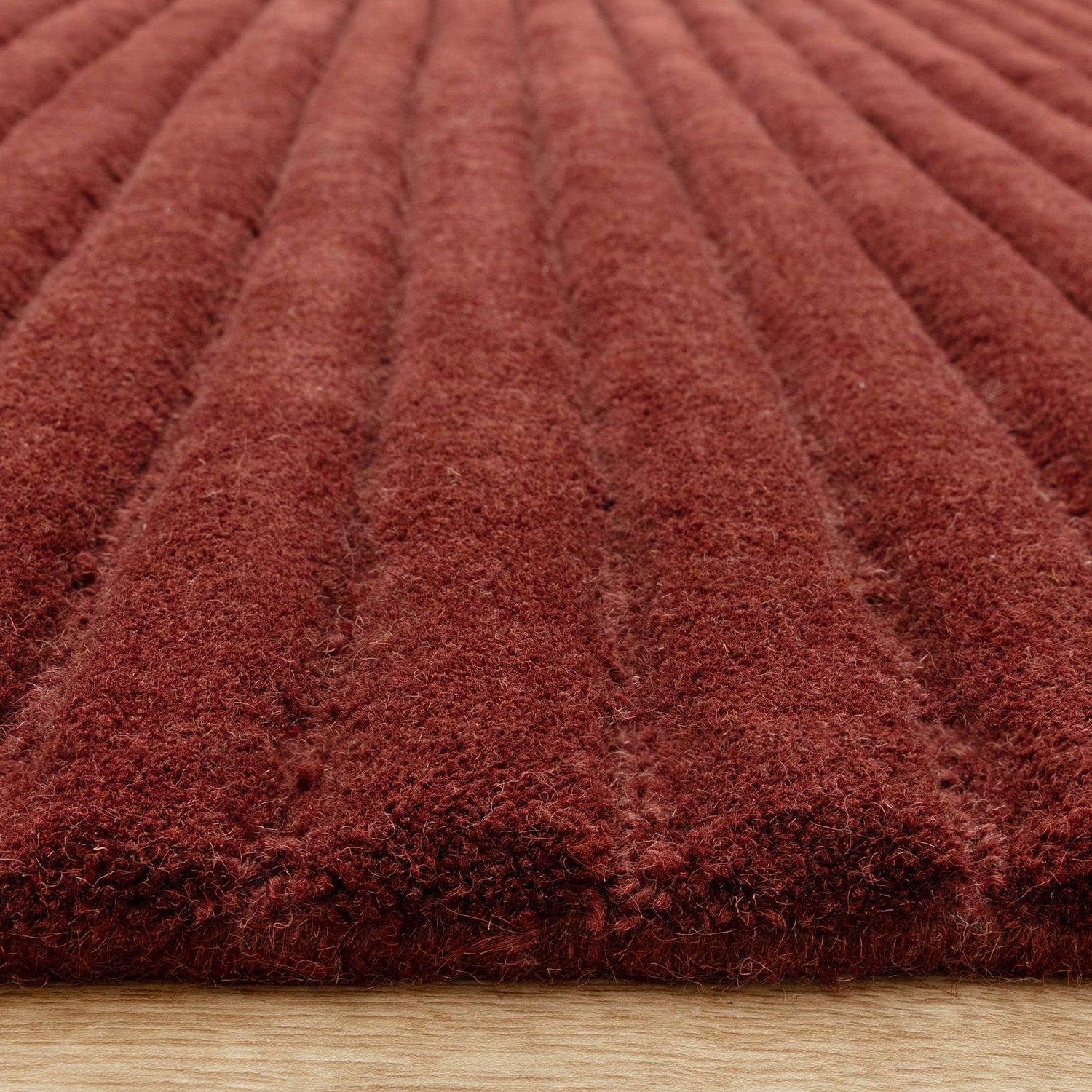 Linie Burgundy Rug - Love-Rugs